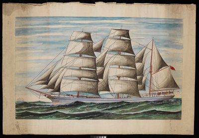 Polynesien 1876 (gouache  akvarell) av Unknown artist