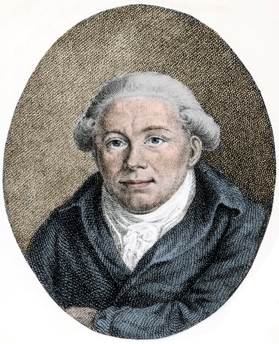 Porträtt Georg Christoph Lichtenberg (1742-1799) tysk vetenskapsman, satiriker och anglofil - gravyr - av Unknown artist