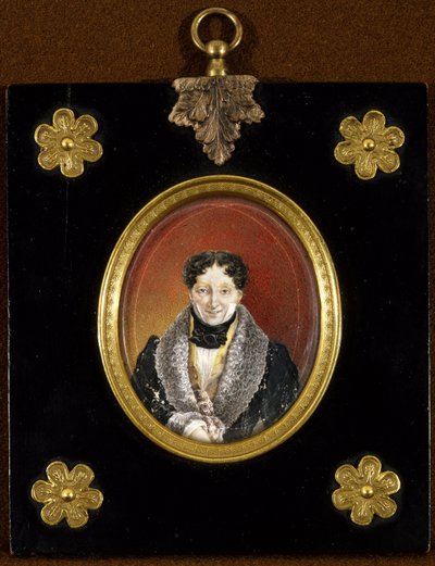 Porträtt av balettmästaren Charles Louis (Charles-Louis) Didelot (1767-1837) (Porträtt av balettmästaren C. L. Didelot). Anonymt verk, olja på kartong, ca 1820. 1800-talsporträtt, klassicism. State Museum of Theatre and Music Art, Saint Peters av Unknown artist