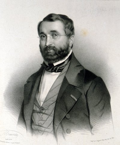 Porträtt av Adolphe Adam (1803 - 1856), fransk kompositör. av Unknown artist