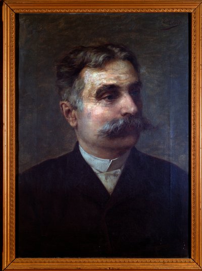 Porträtt av Alessandro Busi, italiensk kompositör (målning av Unknown artist