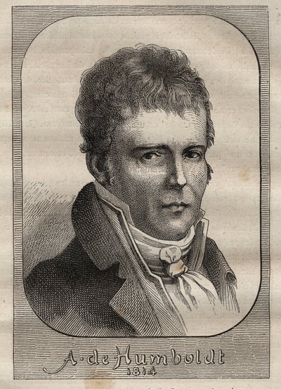 Porträtt av Alexander von Humboldt (1769-1859) - illustration hämtad från "The Great Mariners of the 18th century"" av Unknown artist