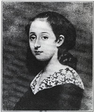 Porträtt av Aline Chazal-Tristan av Unknown artist