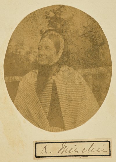[Porträtt av Amelia Minchin] av Unknown artist