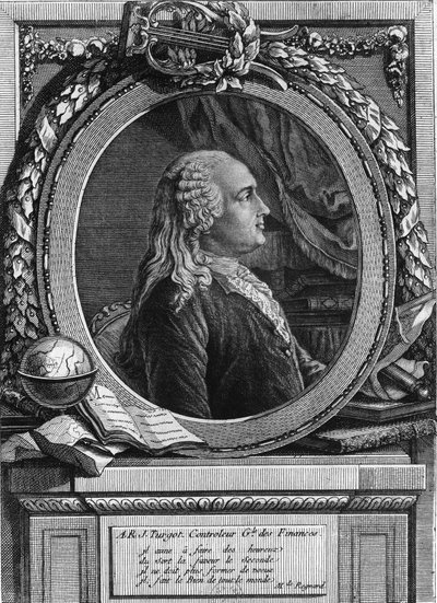 Porträtt av Anne Robert Jacques Turgot (1727-1781), baron de l