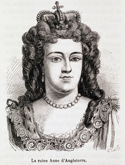 Porträtt av Anne av England. av Unknown artist