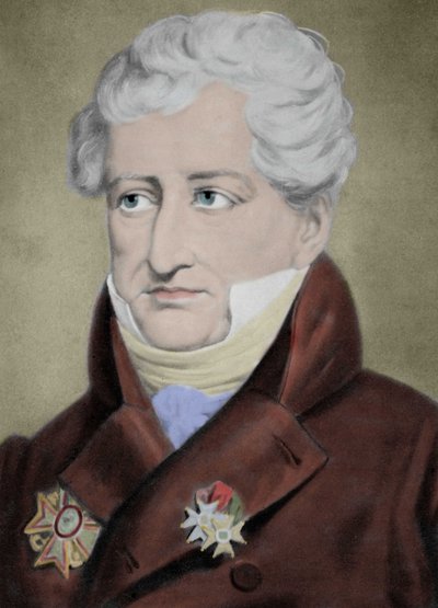 Porträtt av baron Georges Cuvier (1769-1832), fransk naturforskare. av Unknown artist