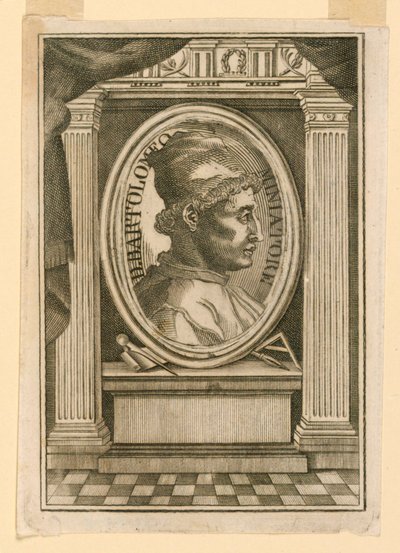 Porträtt av Bartolomeo di Miniato (d.1548) av Unknown artist