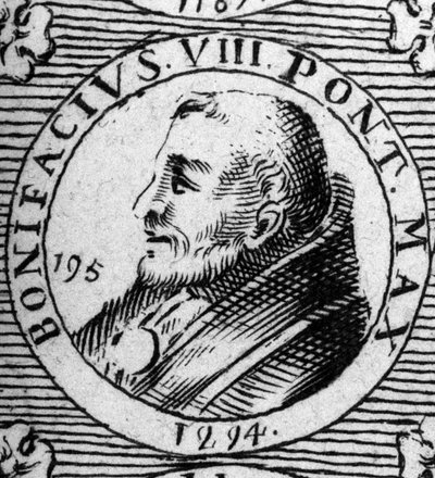 Porträtt av Bonifatius VIII av Unknown artist