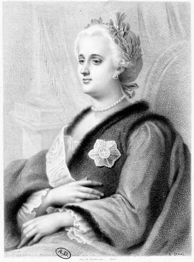 Porträtt av Katarina II av Ryssland av Unknown artist