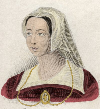 Porträtt av Catherine Parr (eller Parre av Unknown artist