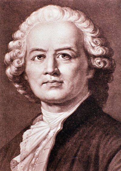 Porträtt av Christoph Gluck (gravyr) av Unknown artist