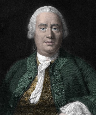 Porträtt av David Hume, skotsk filosof (1711-1776). av Unknown artist