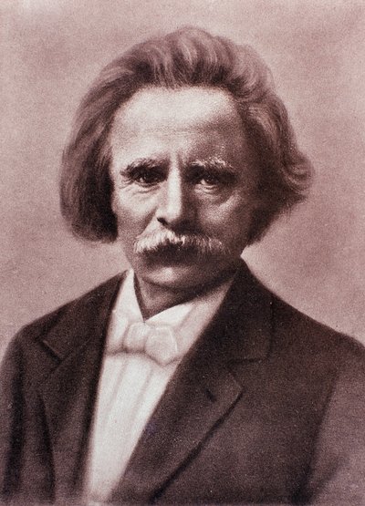 Porträtt av Edvard Grieg (kritteckning) av Unknown artist