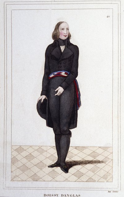 Porträtt av François Antoine, greve av Boissy d