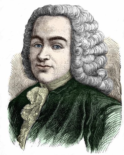 Porträtt av François Quesnay (1694-1774), fransk läkare och ekonom. av Unknown artist