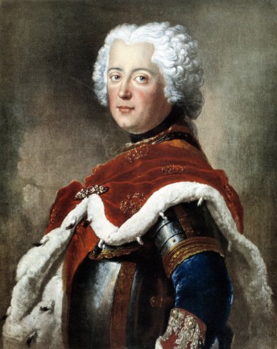 Porträtt av Fredrik II den store (1712-1786), kung av Preussen av Unknown artist