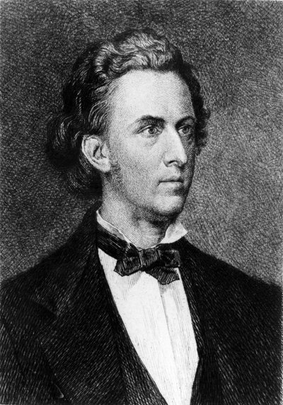 Porträtt av Frederick Chopin (1810 - 1849), polsk kompositör. av Unknown artist