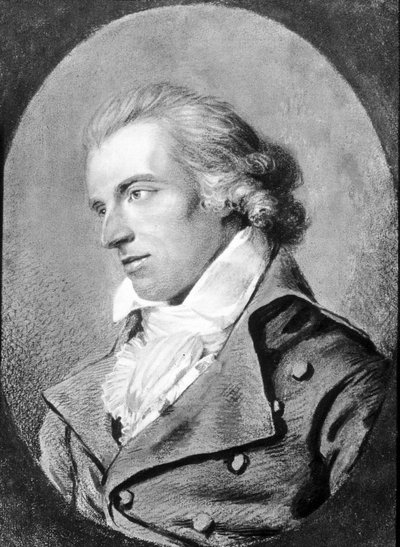 Porträtt av Friedrich von Schiller (1759 - 1805). sd. 1800-talet. av Unknown artist