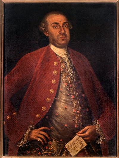 Porträtt av Gennaro Manna, italiensk kompositör (målning av Unknown artist