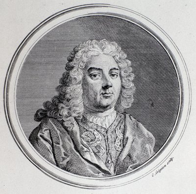 Porträtt av Georg Friedrich Handel (gravyr) av Unknown artist
