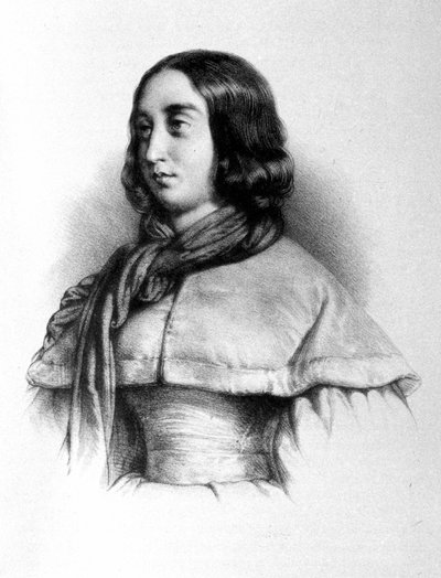 Porträtt av George Sand (Aurore Dupin, Baronne Dudevant) (1804-1876). av Unknown artist