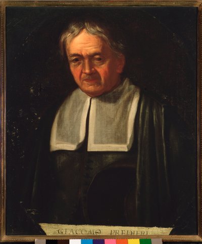 Porträtt av Giacomo Maria Predieri (olja på duk). av Unknown artist