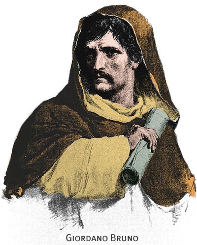 Porträtt av Giordano Bruno (1548-1600). av Unknown artist