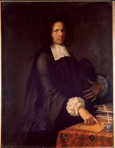 Porträtt av Giovanni Paolo Colonna, italiensk kompositör och organist (målning av Unknown artist