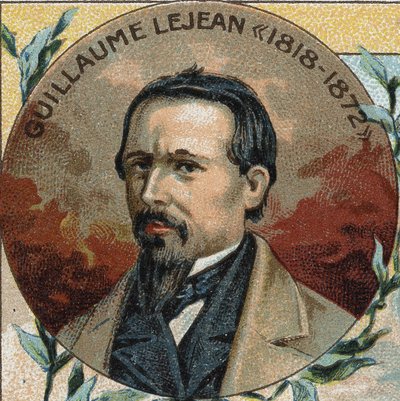 Porträtt av Guillaume LEJEAN (1824-1871) Bokstäver, geograf-resenär. av Unknown artist