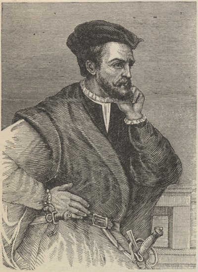 Porträtt av Jacques Cartier av Unknown artist