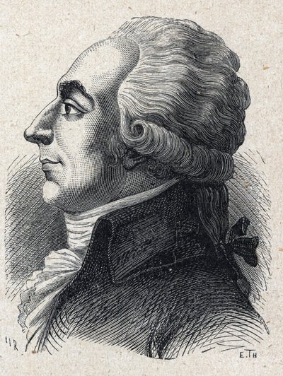 Porträtt av Jean-Baptiste (Jean Baptiste) Cloots dit Anacharsis Klootz (eller Clootz av Unknown artist