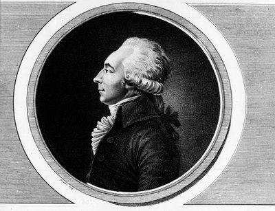 Porträtt av Jean Baptiste Anacharsis Clootz (Jean-Baptiste av Unknown artist
