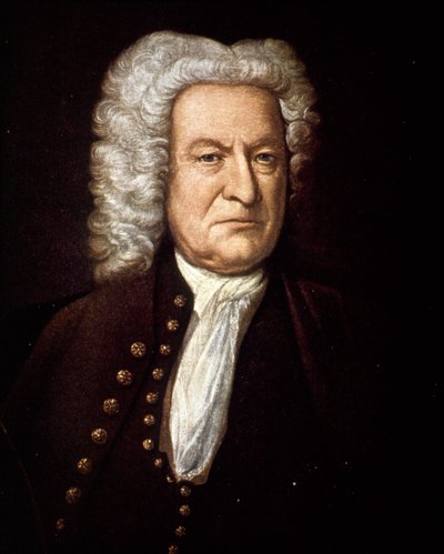 Porträtt av Jean Sebastien Bach (Johann Sebastian Bach av Unknown artist