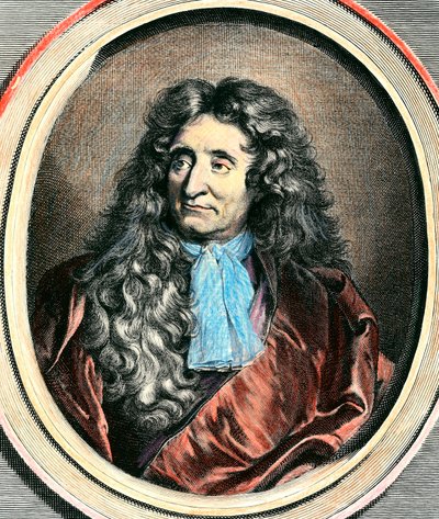 Porträtt av Jean de La Fontaine av Unknown artist