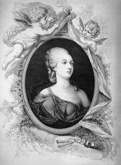 Porträtt av Jeanne Becu, grevinna (eller madame) du Barry (1743-1793) - Carnavalet Museum. av Unknown artist