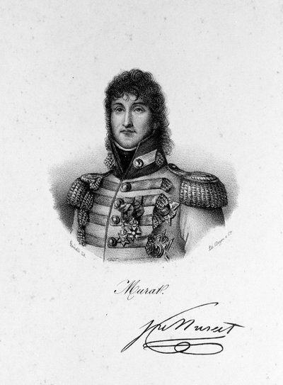 Porträtt av Joachim Murat (1767 - 1815), marskalk av Frankrike, kung av Neapel av Unknown artist