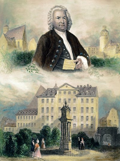 Porträtt av Johann Sebastian Bach av Unknown artist