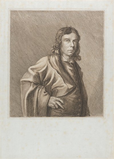 Porträtt av John Flaxman av Unknown artist