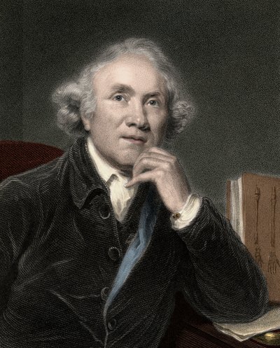 Porträtt av John Hunter (1728-1793) skotsk kirurg av Unknown artist