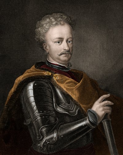 Porträtt av John III Sobieski (1629-1696) Kung av Polen - John Sobieski III av Unknown artist