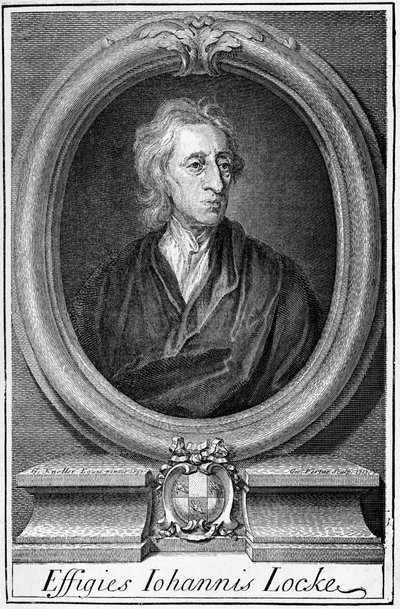 Porträtt av John Locke (1632 - 1704), engelsk filosof. av Unknown artist
