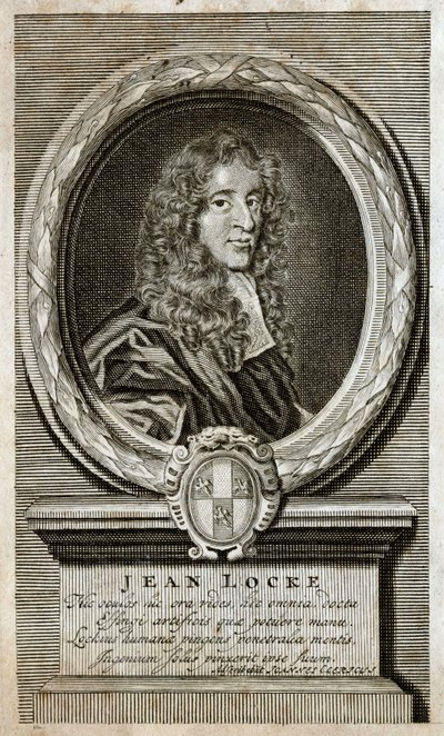 Porträtt av John Locke (1632 - 1704), engelsk filosof. av Unknown artist