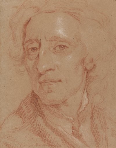 Porträtt av John Locke, filosofen av Unknown artist