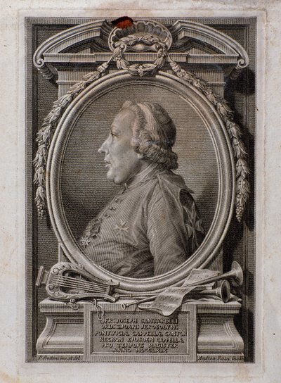 Porträtt av Joseph Santarelli (gravyr av Unknown artist