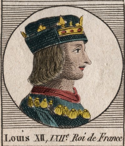 Porträtt av kung Ludvig XII av Unknown artist