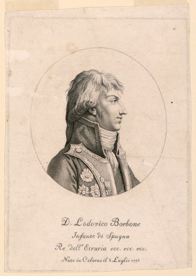 Porträtt av Louis Bourbon, Spädbarn i Spanien (1773- ) av Unknown artist