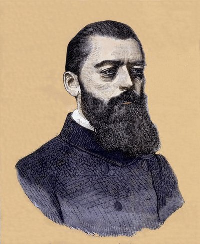 Porträtt av Ludwig Feuerbach (1804-1872), tysk filosof. av Unknown artist