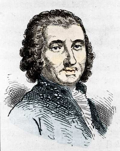 Porträtt av Luigi Boccherini. (1743 - 1805). italiensk kompositör. av Unknown artist