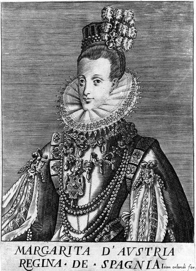 Porträtt av Margarita av Österrike (1480-1530), dotter till Maximilian I. av Unknown artist
